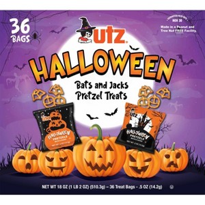 Utz Halloween Pretzel Treats - 18oz/36ct - 1 of 3