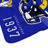 NFL Los Angeles Rams Helmet Stripes Flannel Fleece Blanket - 3 of 3