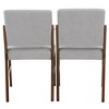Ashcroft Furniture,Caldwell Dining Chair Set of 2 - Light Grey Boucle - 4 of 4