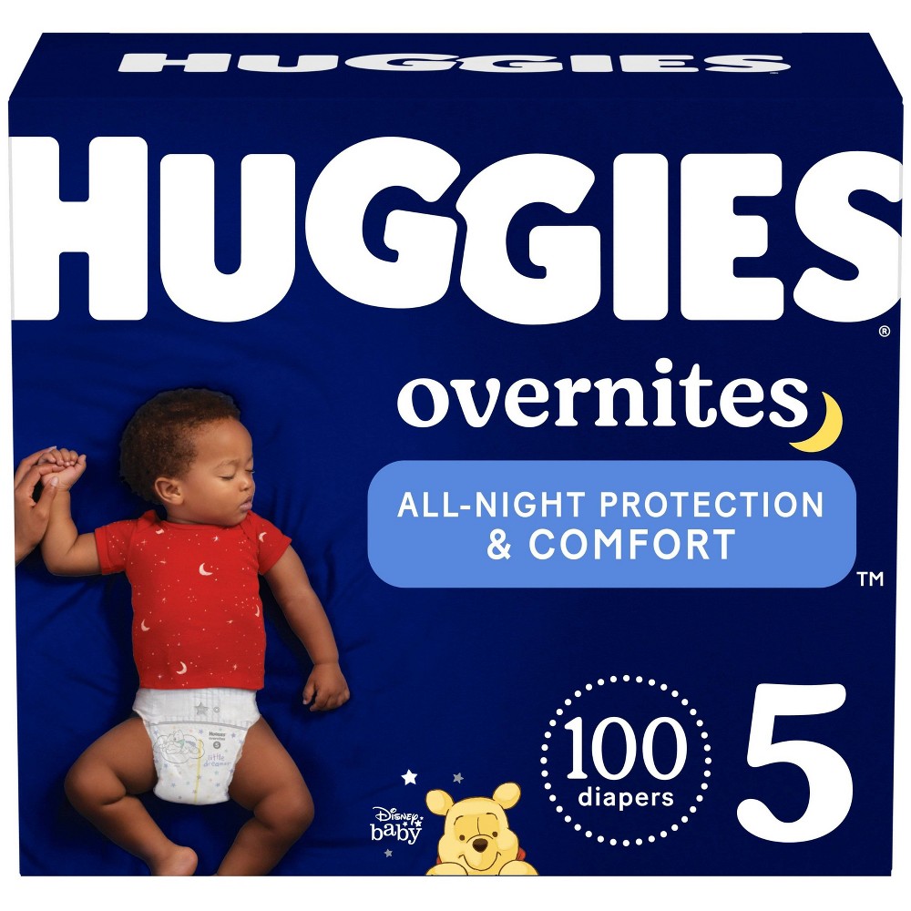 Huggies Overnites Disposable Diapers - Size 5 - 100ct