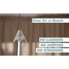 Jokari 3 Foot Telescoping Rod with Grabber to Easily Reach High Ceiling Fan Chains and Change Airflow Direction Effortlessly. No Ladder Needed. - 4 of 4