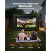 VEVOR 14FT Inflatable Projector Screen, Inflatable Movie Screen Outdoor with 120W Air Blower Projector Screen Oxford Fabric Material, Black - 3 of 4