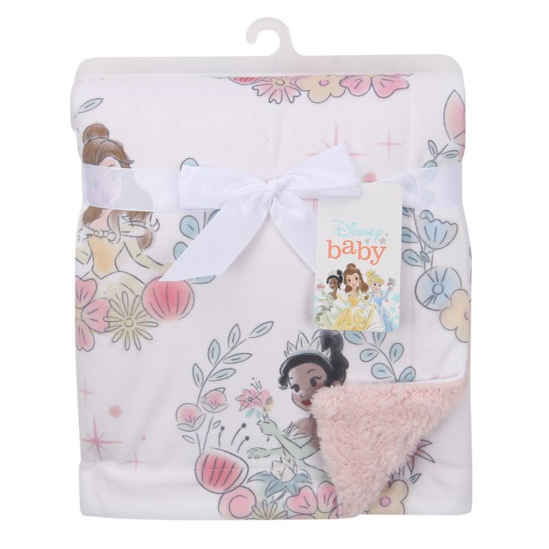 Lambs & Ivy Disney Princesses Baby Blanket - Ariel,Snow White,Cinderella,& more, 4 of 5
