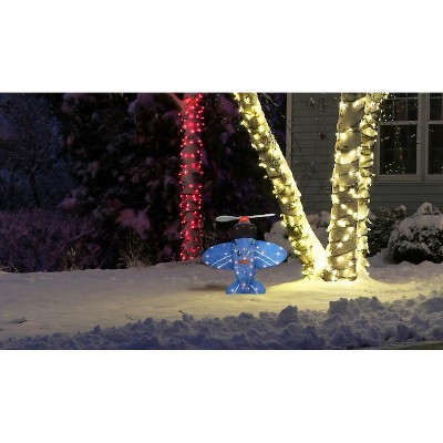 Rudolph 24 Inch Misfit Boat Outdoor 3D Led Yard Décor