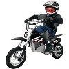 Razor MX400 Kid & Teen Dirt Rocket 24V Ride On High-Torque Electric Motocross Motorcycle Toy Dirt Bikes, Speeds up to 14 MPH, Black & Green, 2 Pack - 3 of 4
