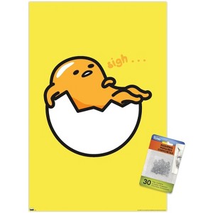 Trends International Gudetama - Sigh Unframed Wall Poster Prints - 1 of 4