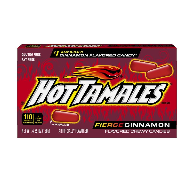 Hot Tamales Fierce Cinnamon Candy - 4.25oz, 1 of 7