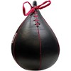 AmberFight Gear Leather Speed Bag – Genuine leather, reinforced seams, fast rebound; ideal for boxing, MMA & Muay Thai training, reflex, endurance. - 4 of 4