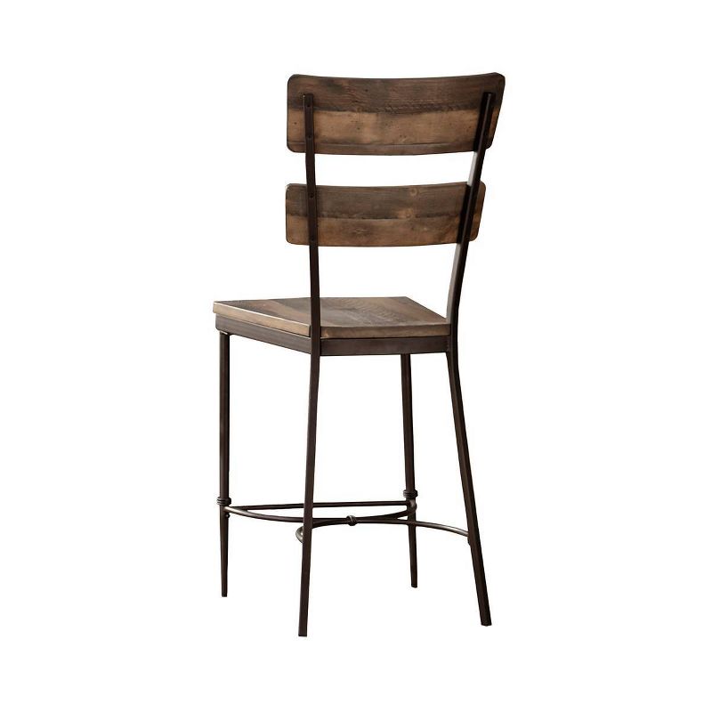 Set of 2 Jennings Counter Height Barstool - Distressed Walnut - Hillsdale Furniture, 5 of 6