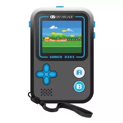 My Arcade Gamer Mini Classic 160-in-1 Handheld VIdeo Game System (Black and Blue)
