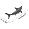 Collectible Wildlife Gifts | Great White Shark, Hand Painted, Rubber Fish, Realistic Toy Figure, Model,   Educational, Gift,     9"      F100 B496 - 2 of 4
