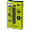 Philips Norelco OneBlade 360 Face Rechargeable Men's Electric Shaver and Trimmer - QP2724/70 - image 2 of 4