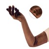 INSPIRE CHIC Women's Velvet Elbow Length Full Finger Gloves - 3 of 4