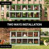 Chicken Nesting Boxes, 6 Compartments Nesting Boxes, Metal Chicken Laying Box with Roll Out Egg Collection with Vented Holes for Hens - 2 of 4