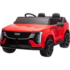 24V Licensed Cadillac Ride On Truck Car for Kids,2 Seater Electric Vehicle w/Parent Remote Control - 1 of 4