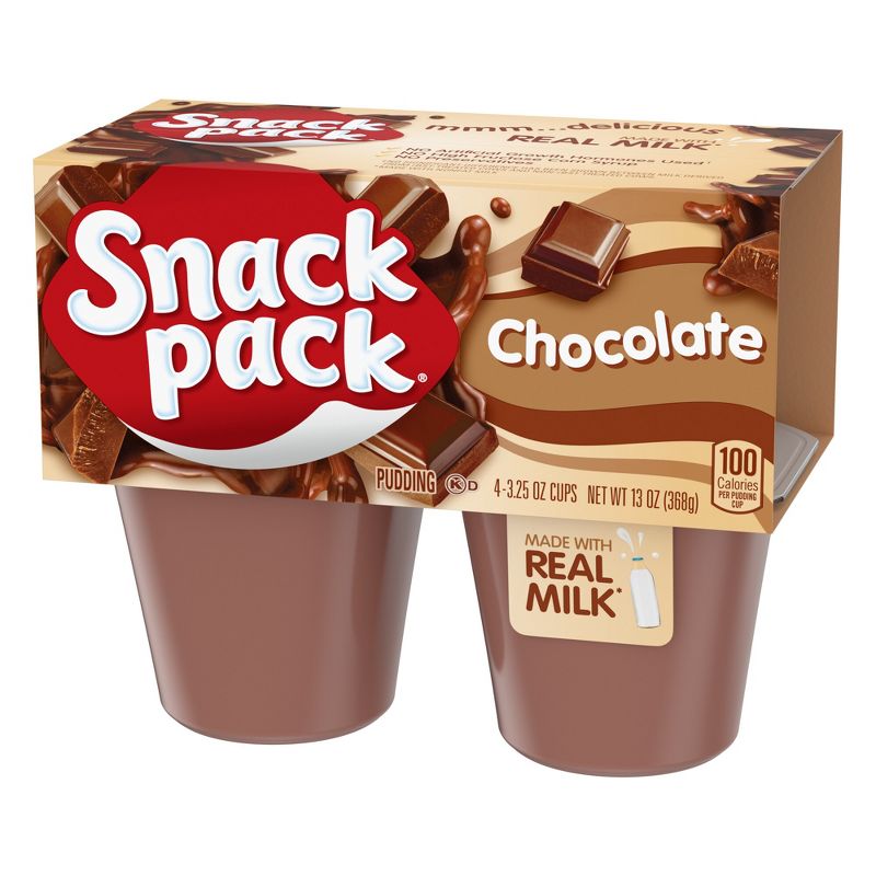 Snack Pack Chocolate Pudding - 12oz/4ct, 4 of 8