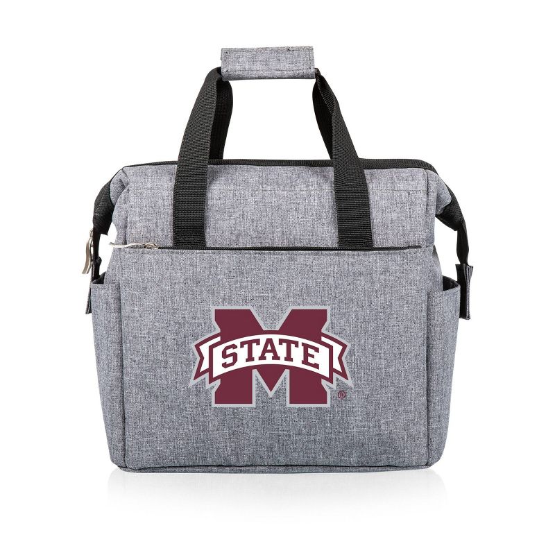 NCAA Mississippi State Bulldogs On The Go Lunch Cooler - Gray, 1 of 4