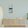 Stupell Industries Cloudy Beach Shore Landscape Layered Ephemera Collage Black Framed Giclee Art - 2 of 4