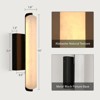 Dimmable LED Wall Mounted Sconce With Alabaster Shade - 4 of 4