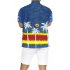 LA LEELA Mens Hawaiian Shirts Short Sleeve Button Down Shirt Men's Hawaii Shirts Boho Holiday Casual Summer Beach Shirts for Men Funny - 2 of 4