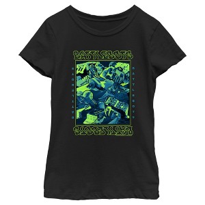 Girl's Battlebots Retro Robot Collage T-Shirt - 1 of 4