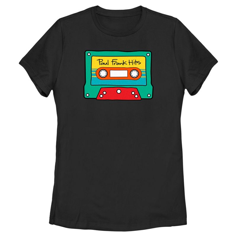 Women's Paul Frank Cassette Tape Hits T-Shirt, 1 of 5
