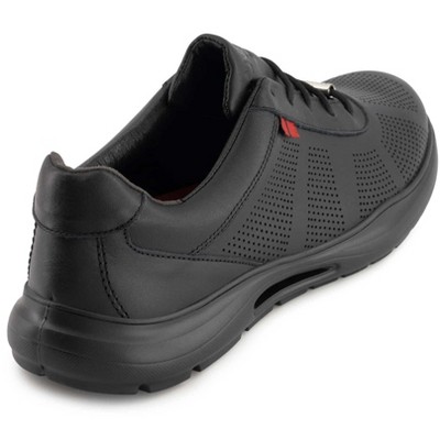 Andrea Men's Leather Comfort Sneaker 88700-3750087 Black 8 — фото 2