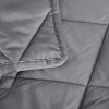 50"x60" 10lbs Tencel Weighted Throw Blanket Gray - Rejuve: Hypoallergenic, Cool Touch, Luxurious - 4 of 4