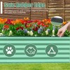 Galvanized Raised Garden Bed, 8x4x1.5FT Tall Galvanized Planter Raised Garden Boxes Outdoor, Large Steel Planter Box For Flowers Vegetables Herbs - 3 of 4