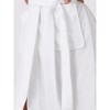 cheibear Women's After Shower Short Sleeve Self Tie Loose with Pocket Robe - 4 of 4