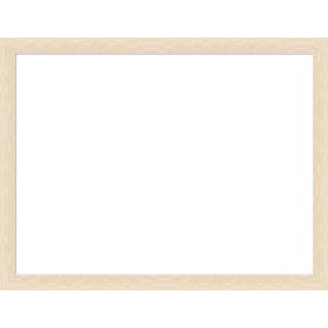 Amanti Art Woodgrain Stripe Blonde Framed Magnetic Dry Erase Board - 1 of 4