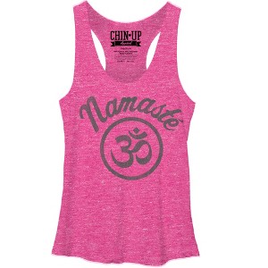 Women's CHIN UP Namaste Racerback Tank Top - 1 of 3