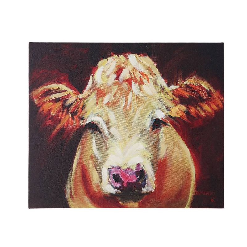 24&#34;x20&#34; Canvas Wall D&#233;cor with Cow - Storied Home, 3 of 13