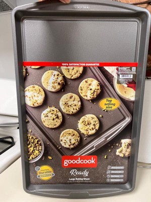 Goodcook Dishwasher Safe Nonstick Steel Xl Cookie Sheet, 15'' X 21'',  Gray,1 Pack : Target
