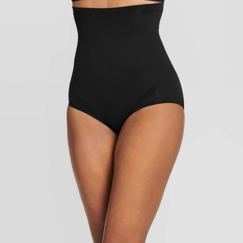 High Waist Slimming Panties - Black