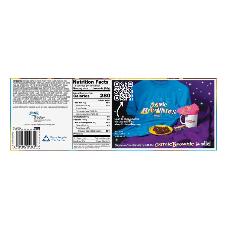 Little Debbie Cosmic Brownies - 28oz/12ct, 4 of 4