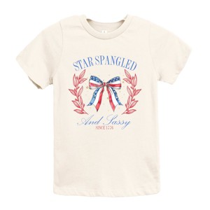 The Juniper Shop Star Spangled And Sassy Coquette Youth Short Sleeve Tee - 1 of 4