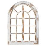 Wood Window Pane Inspired Wall Decor White - Olivia & May