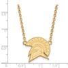 Black Bow Jewelry 14k Yellow Gold Plated Sterling Silver San Jose State Spartans NCAA Necklace 18 Inch - 2 of 4