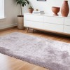 HomeRoots 8' X 11' Silver Shag Hand Tufted Area Rug - 2 of 4