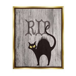 Stupell Industries RIP Halloween Cat, 17'' x 21'' - 1 of 4