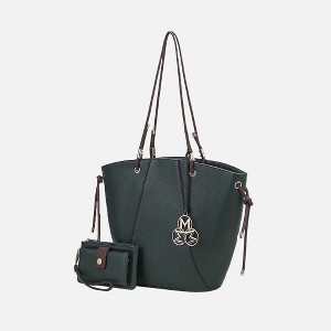 MKF Collection Liv Vegan Leather Women’s Tote Handbag with Matching Wallet by Mia K - 1 of 4