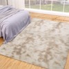 Washable Area Rug, Distressed Striped Living Room Rugs Non Slip Stain Resistant Indoor Carpet for Dining Room Bedroom Low Pile Farmhouse Rug - 4 of 4