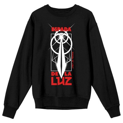 Tower of God Espada de lu luz, sword of light, icon on Black Long Sleeve Adult Crew neck