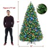 Yaheetech 7.5ft Pre-lit Spruce Artificial Christmas Tree with LED Lights - 3 of 4