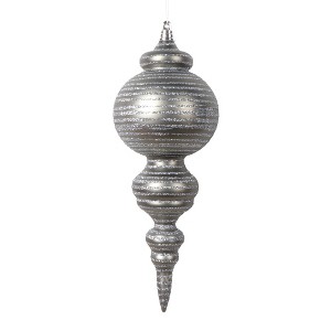 Vickerman 10" Matte with Glitter Finial Ornament - 1 of 1