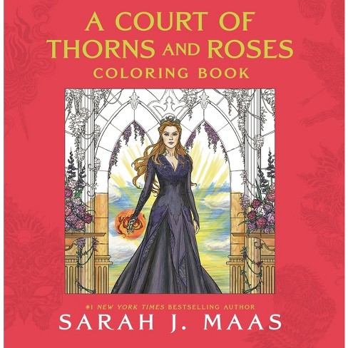 ACOTAR Coloring book : adult coloring book for anxiety perfect