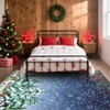 Washable Christmas Area Rug Non-Slip Christmas Tree Reindeer Snowman Floor Rug - 4 of 4