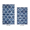 Savio Collection 100% Micro Polyester 2 Piece Bath Rug Set - Better Trends - 2 of 4