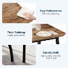 Modern 5-Piece Dining Set for 4,  Chair Set with Comfy Padded Seats, Sturdy Metal Frame, Space-Saving Design,  Perfect for Home & Apartment - 4 of 4
